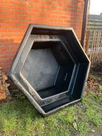 Zeshoekige vijverbak, Tuin en Terras, Ophalen, Gebruikt