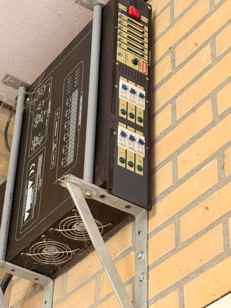 6 kanaals dimmerpack en studiolampen, Ophalen, Gebruikt