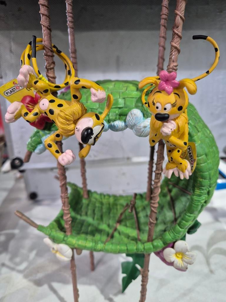 Marsupilami huis en poppetjes, Verzamelen, Ophalen of Verzenden
