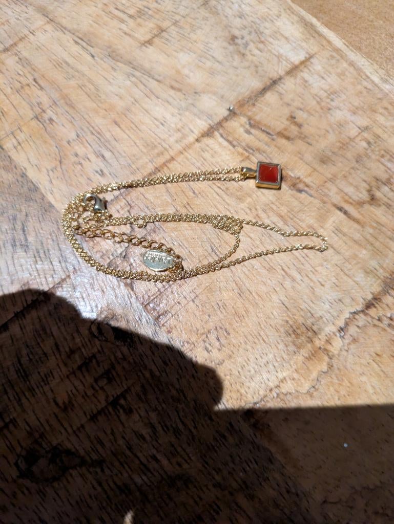 Ketting L'Atelier Emma & Chloé - Collier Lucile, Verzenden, Zo goed als nieuw, Goud, Overige materialen