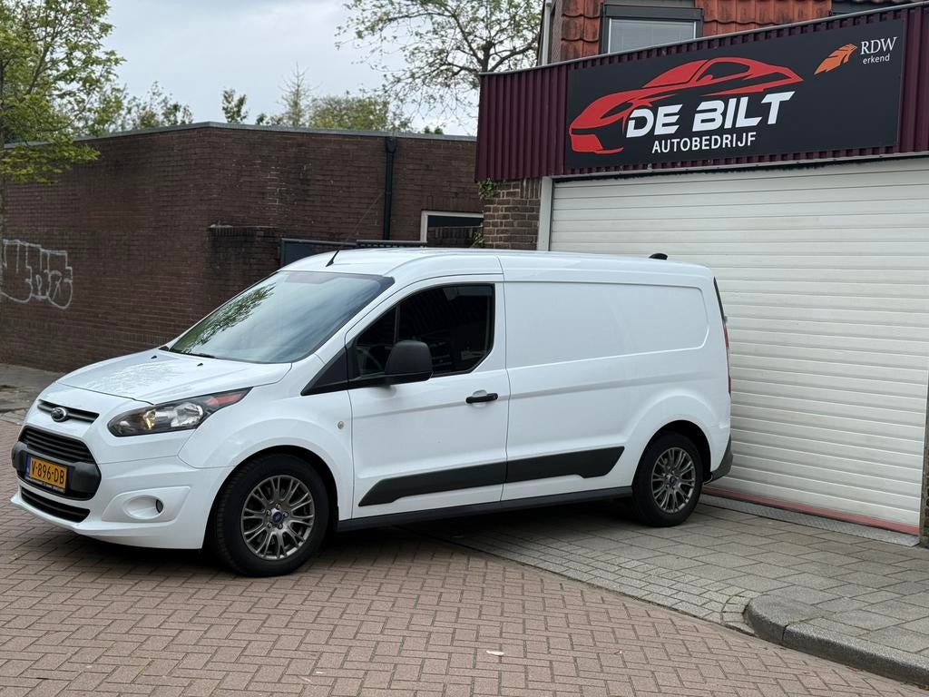 Ford Transit Connect Trend L2 1.5 Tdci Euro6 3ZITS/AIRCO/TRK, Auto's, Stof, 4 cilinders, 100 pk, Wit