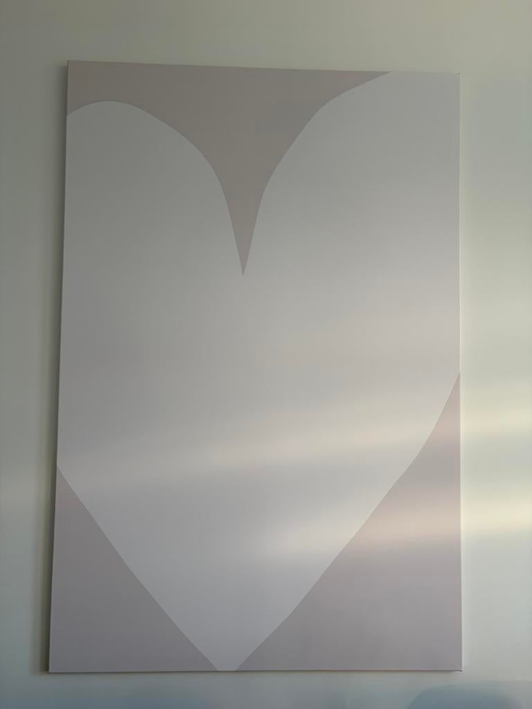 Canvas schilderij hart, Antiek en Kunst, Ophalen