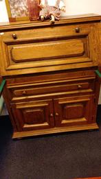 Vintage  Secretaire Bureau met Opbergruimte, Antiek en Kunst, Curiosa en Brocante, Ophalen