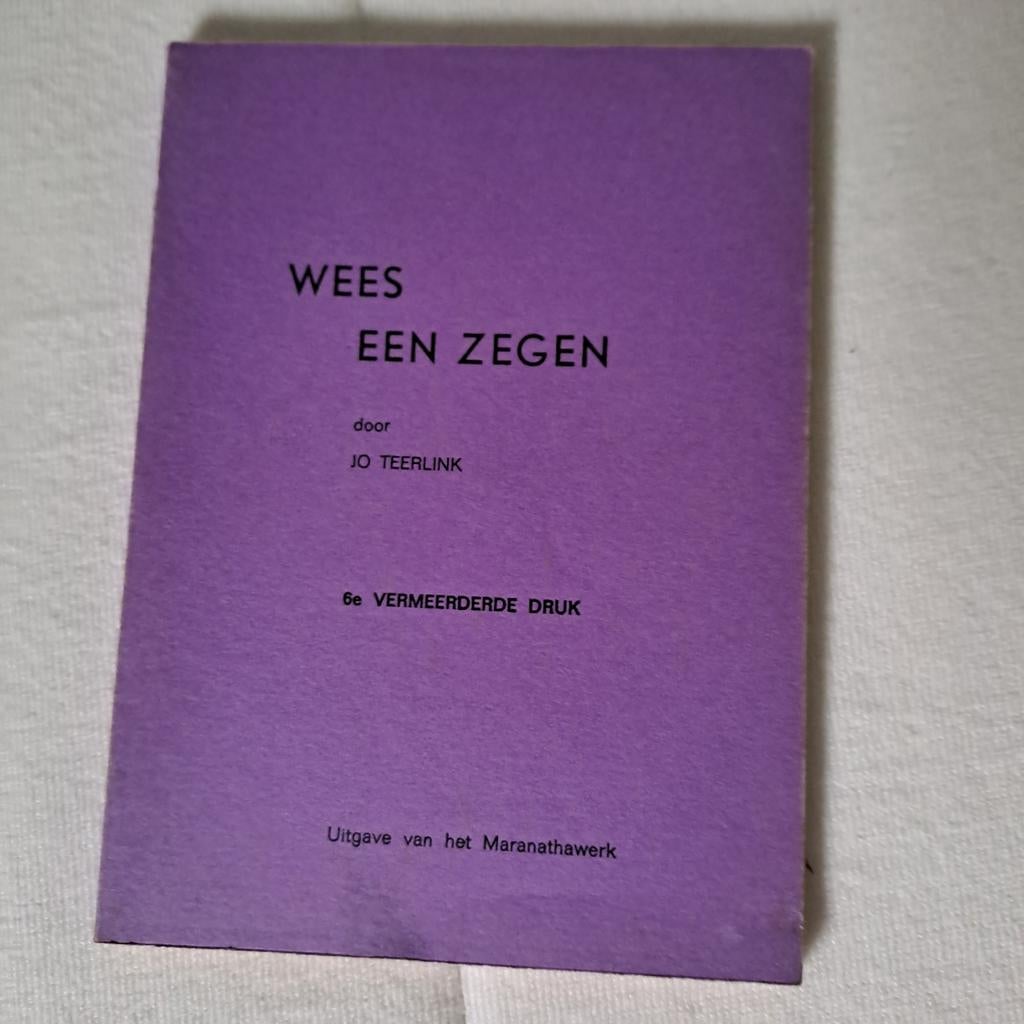 Wees een zegen, Boeken, Ophalen of Verzenden