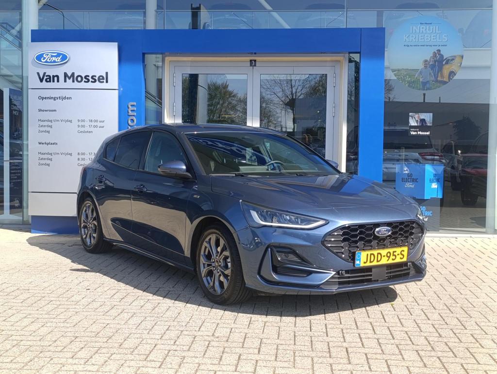 Ford Focus 1.0 EcoBoost Hybrid ST Line | Adaptieve Cruise |, 12 maanden, Gebruikt, Euro 6, Blauw