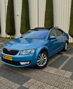 Skoda Octavia TSI DSG Automaat Pano Leder, Blauw, 620 kg, 49 €/maand, Origineel Nederlands