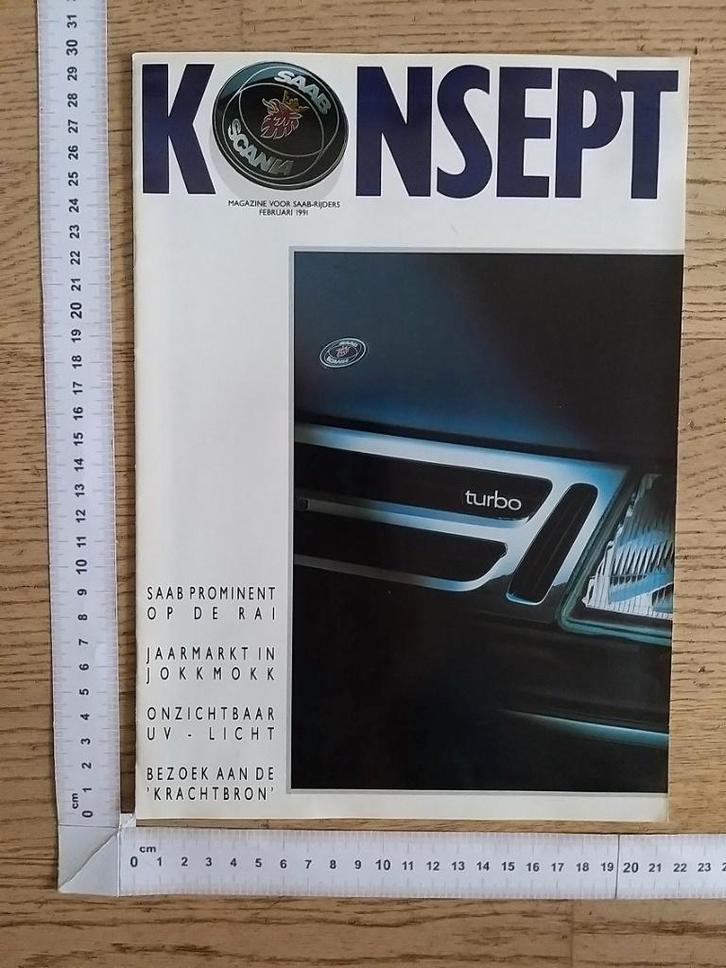 SAAB Konsept rijders-magazine 1991, Boeken, Auto's | Folders en Tijdschriften, Gelezen, Overige merken, Ophalen of Verzenden