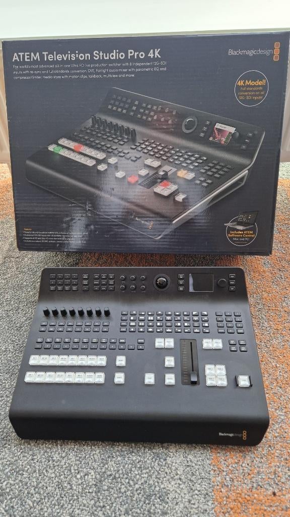 ATEM - Blackmagic - Television Studio PRO 4K, Montage of Bewerking