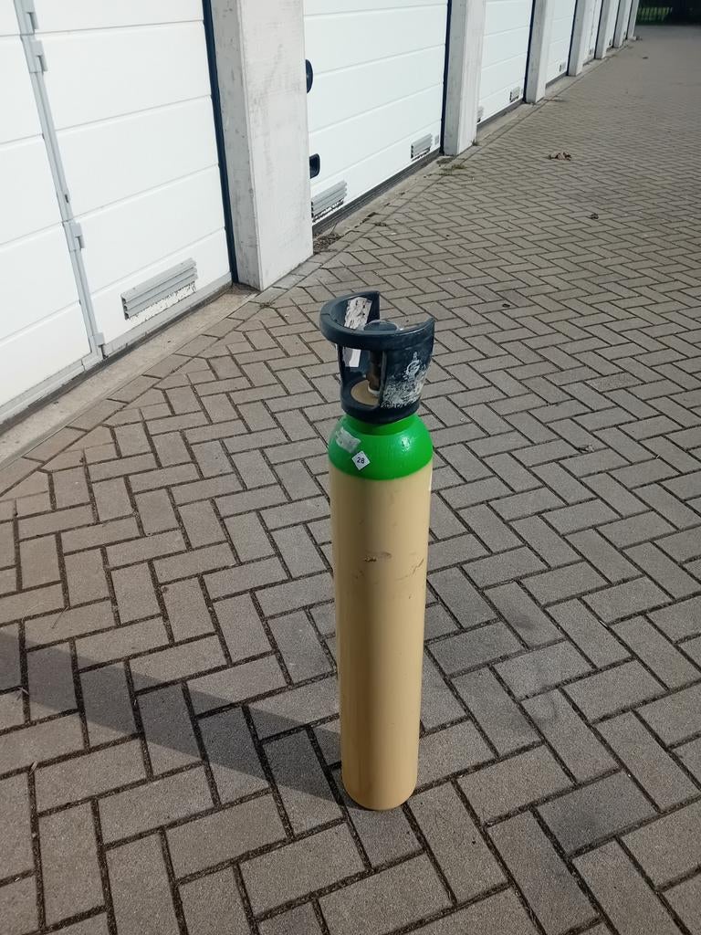 Vol gasfles (stikstof/argon?), Ophalen of Verzenden, Gebruikt