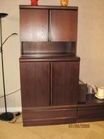 VINTAGE houten 3-delig TV MEUBEL jaar 70 80 WÉBÉ Meubel IZGS, Ophalen, Gebruikt, 150 tot 200 cm, 200 tot 250 cm