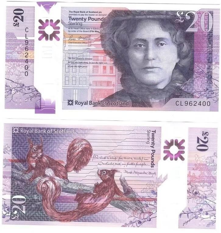 Royal Bank of Scotland 20 Pounds 2019, Postzegels en Munten, Bankbiljetten | Europa | Niet-Eurobiljetten, Los biljet, Overige landen