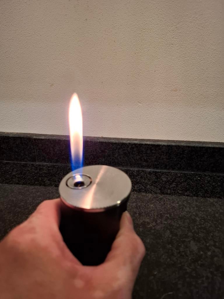 Vintage Dieter Rams Braun T2 tafelaansteker verzilverd, Ophalen of Verzenden, Zo goed als nieuw, Aansteker