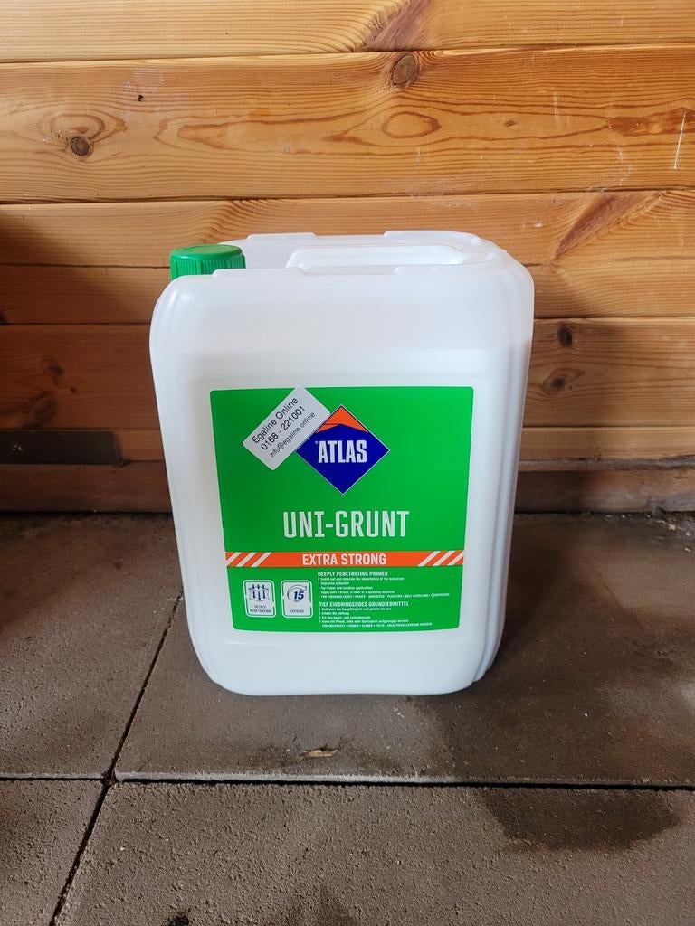 Atlas Uni-Grunt Primer Wand & Vloer 10kg - Sneldrogend, Ophalen