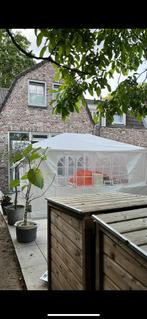 Partytent 3x4 inclusief zijwanden, Tuin en Terras, Partytent, Minder dan 4 meter, Zo goed als nieuw, 2 meter of meer
