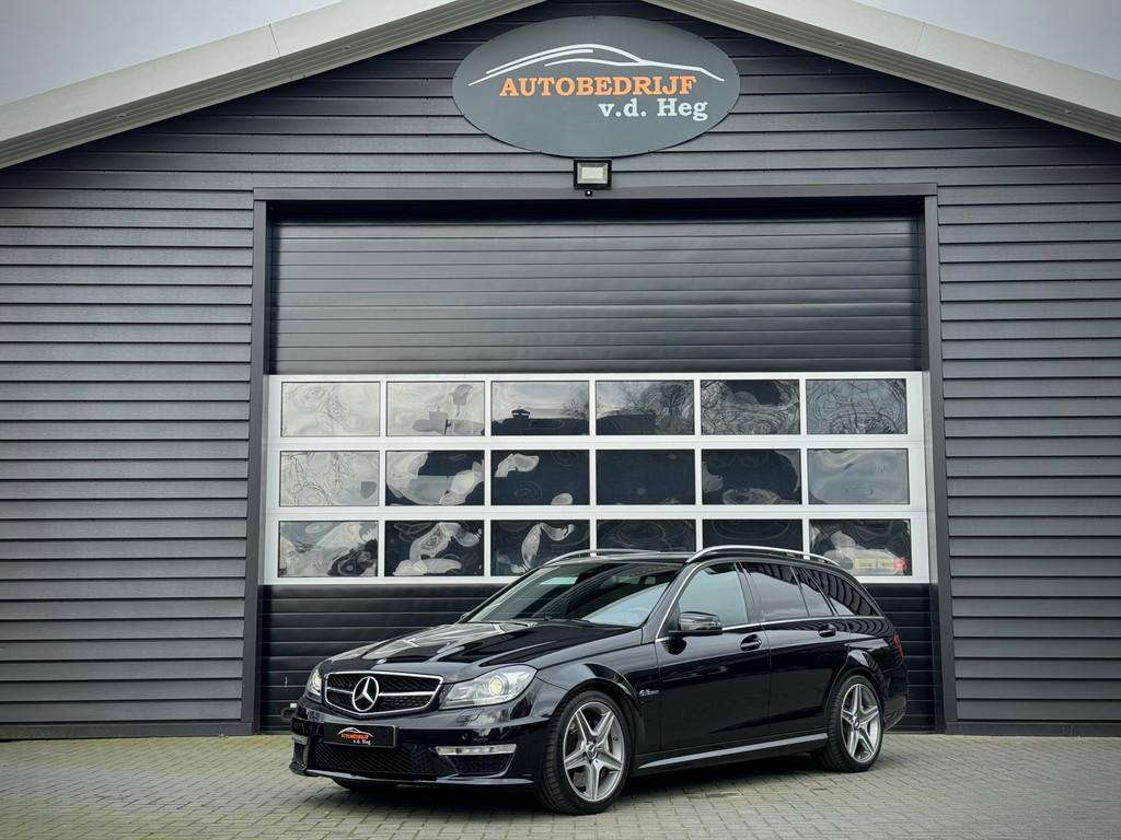 Mercedes-Benz C-klasse Estate AMG C63 2eig Org NL uniek!, Automaat, Euro 5, Achterwielaandrijving, Zwart