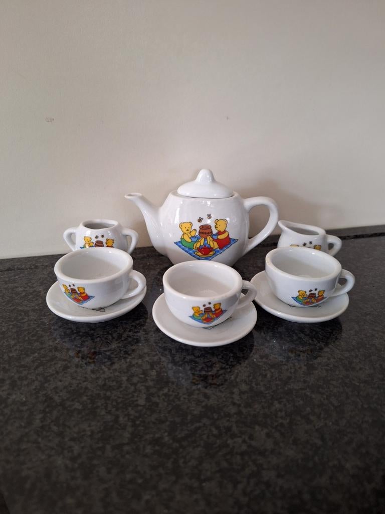 Porselein kinderserviesje, Antiek en Kunst, Ophalen of Verzenden