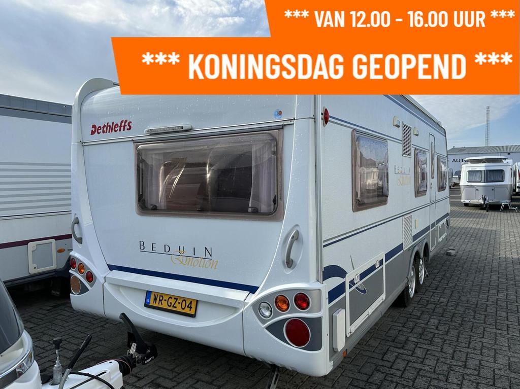 Dethleffs DB 610 BEDUIN - KONINGSDAG GEOPEND 12-16 UUR, Luifel, Rondzit, 7 tot 8 meter, Bedrijf