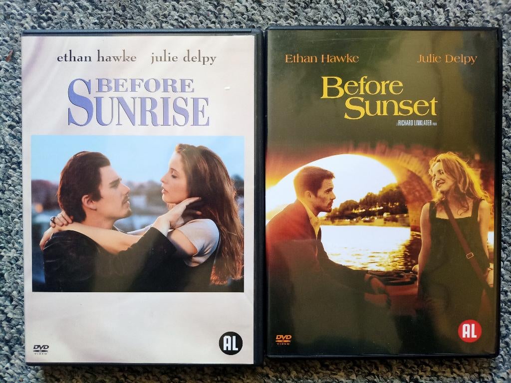 Before Sunrise en Before Sunset, Cd's en Dvd's, Dvd's | Drama, Zo goed als nieuw, Overige genres, Alle leeftijden, Ophalen of Verzenden