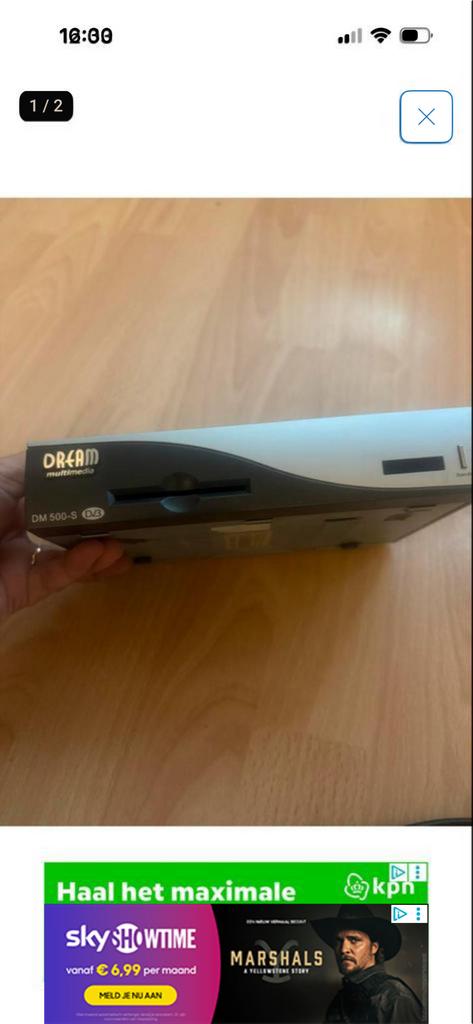 Dream Multimedia DM 500-S DVB Decoder met afstandsbediening, Ophalen of Verzenden, Gebruikt, Decoder