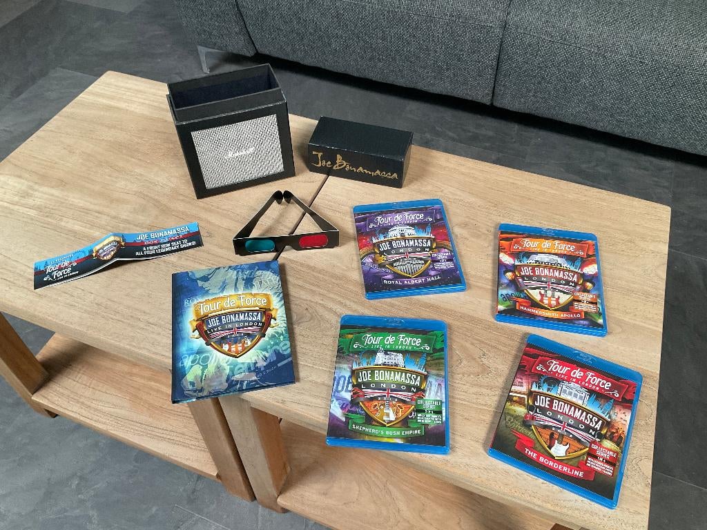 Joe Bonamassa - Tour De Force Live in London 4X Blu-ray box., Cd's en Dvd's, Blu-ray, Ophalen of Verzenden, Zo goed als nieuw