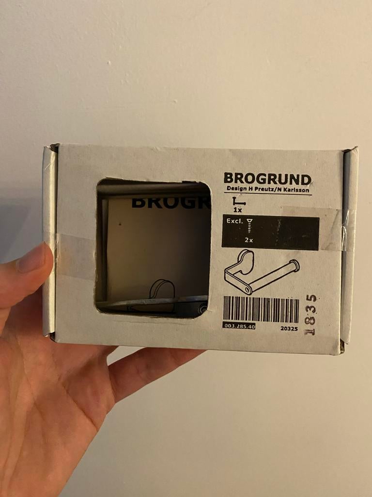 IKEA BROGRUND Toiletrolhouder, Ophalen of Verzenden, Nieuw, Overige kleuren, Handdoekenrek