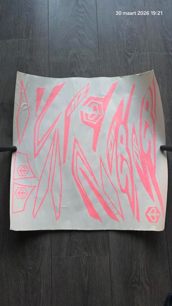 Fluor Roze Piaggio Zip SP Stickerset - Nieuw!, Ophalen of Verzenden