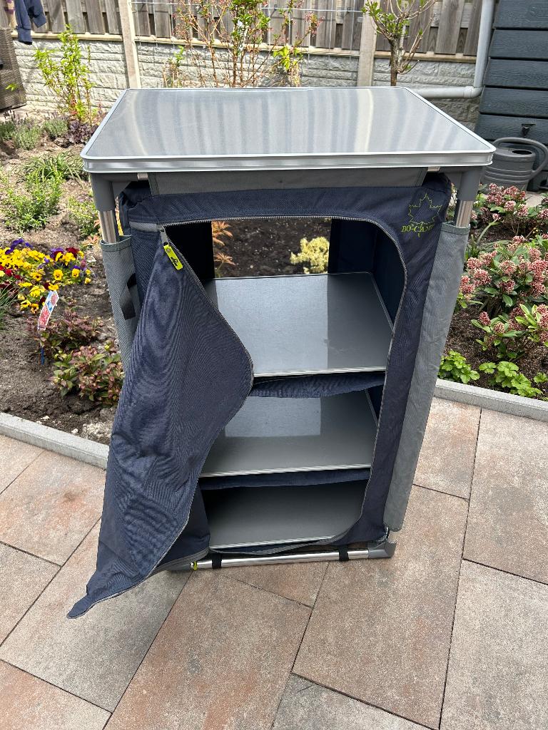 Bo camp kampeerkast, Caravans en Kamperen, Ophalen, Gebruikt, Campingkast