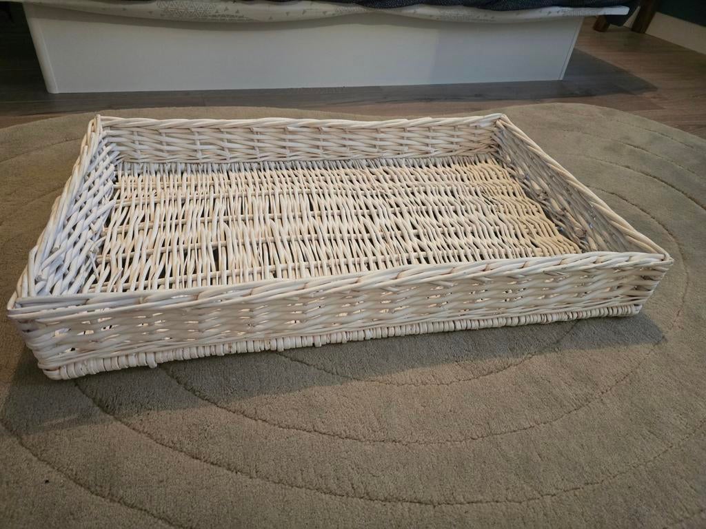 Mooie rieten mand, Ophalen, Zo goed als nieuw, Rechthoekig