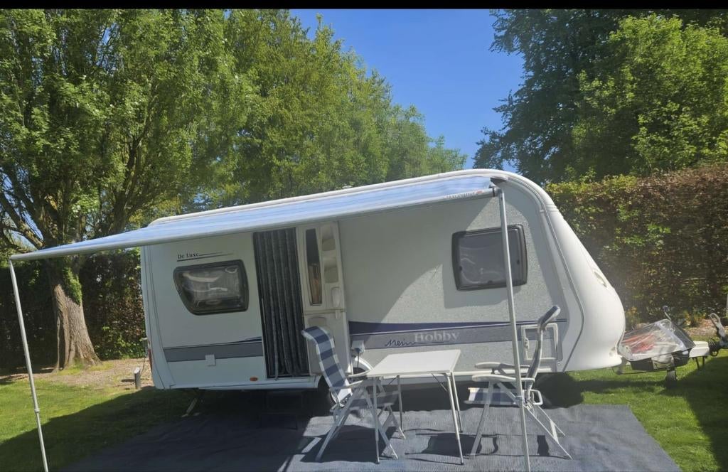 Hobby caravan, Caravans en Kamperen, Voortenten en Luifels, Ophalen of Verzenden