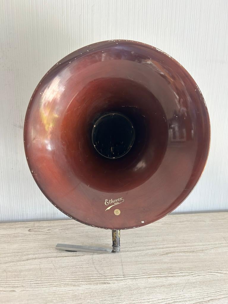 Ethovox - radio luidspreker hoorn uit 1923 - BBC - vintage, Ophalen