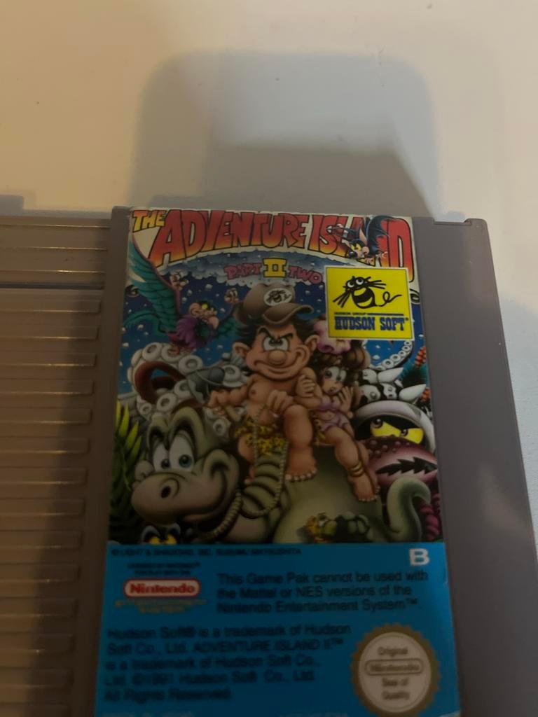 The Adventure Island Part II NES, Spelcomputers en Games, Games | Nintendo NES, Gebruikt, 1 speler, Ophalen of Verzenden, Platform