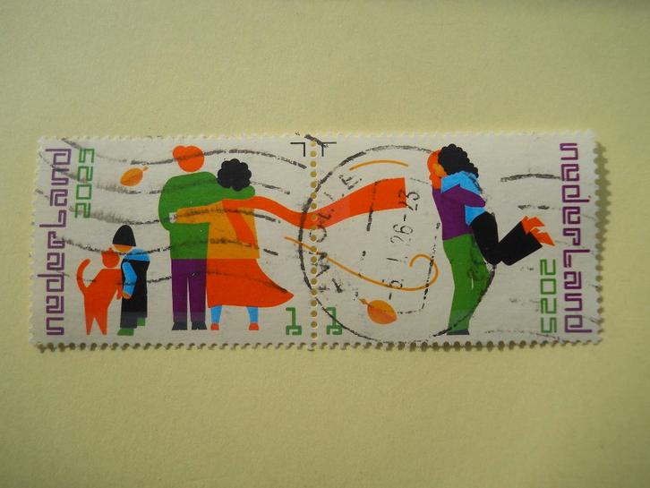 Nederland 2025 Paartje gestempeld, Postzegels en Munten, Postzegels | Nederland, Gestempeld, Na 1940, Ophalen of Verzenden