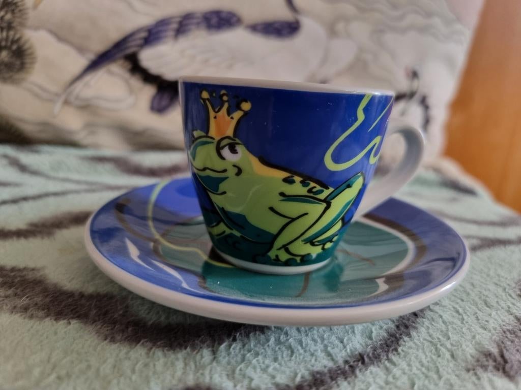 Arzberg Froschkönig Espressokopje en Schotel, Ophalen of Verzenden