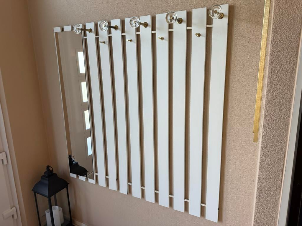 Schonbuch Vintage Kapstok met Spiegel, Huis en Inrichting, Overige materialen, Gebruikt, 100 tot 150 cm, Ophalen