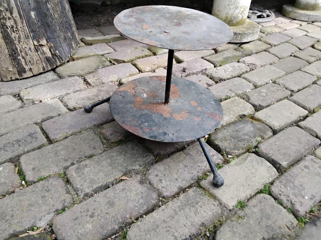 metalen etagere voor bloemschikken, Gebruikt, Minder dan 60 cm, Rond, Ophalen of Verzenden