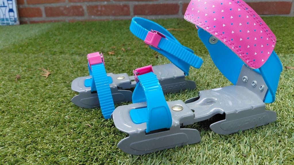 Nijdam schaatsen met dubbele ijzers, Sport en Fitness, Schaatsen, Ophalen of Verzenden, Zo goed als nieuw, Overige typen, Nijdam