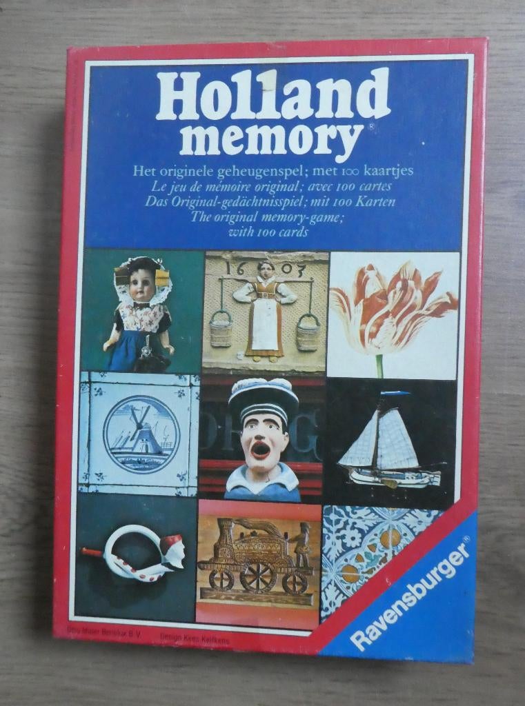 Holland Memory Ravensburger., Vijf spelers of meer, Ophalen of Verzenden, Zo goed als nieuw, Ravensburger