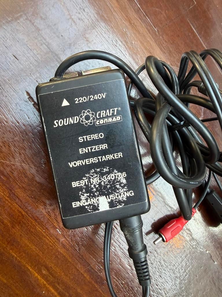 Stereo platenspeler voorversterker, Ophalen of Verzenden, Gebruikt, Platenspeler-onderdeel, Overige merken