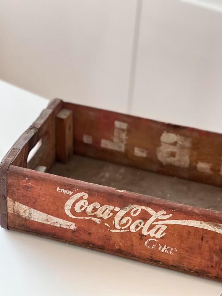 Vintage Coca-Cola Houten Krat - Decoratief & Stevig, Huis en Inrichting, Woonaccessoires | Overige, Gebruikt, Ophalen