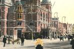 967032 Amsterdam Leidsche Plein Stads Schouwburg 1910 Perfin, Ophalen of Verzenden, Voor 1920, Gelopen, Noord-Holland