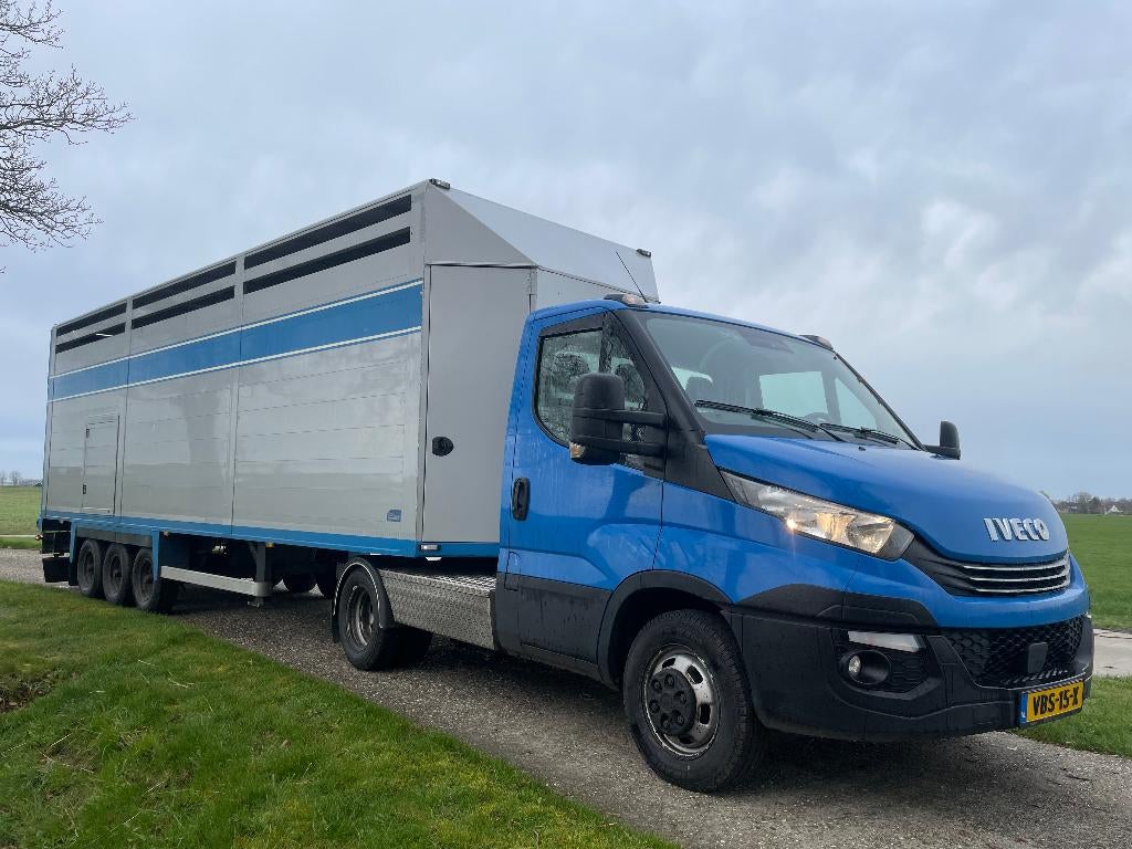 Iveco Daily 40C18 BE TREKKER + VEEOPLEGGER cuppers, Auto's, Bestelauto's, Automaat, 4 cilinders, Iveco, Origineel Nederlands
