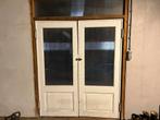 Oude klapdeuren plexiglas, Gebruikt, 80 tot 100 cm, Binnendeur, Ophalen of Verzenden
