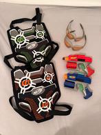 Nerf crossfire wapen pistol met shield / vesten en brillen, Ophalen of Verzenden, Gebruikt