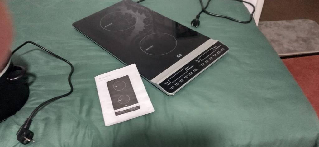 Kookplaat, Witgoed en Apparatuur, Kookplaten, Ophalen, Nieuw, 3 kookzones of minder, Vrijstaand