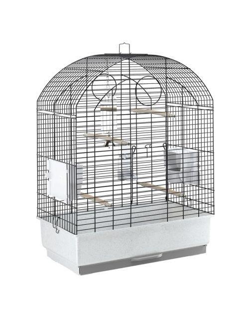 vogelkooi + toebehoren + voer, Dieren en Toebehoren, Vogels | Hokken en Kooien, Nieuw, Vogelkooi, Metaal, Ophalen