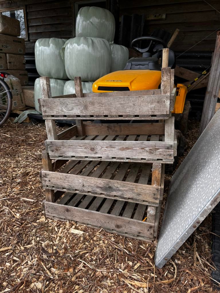 Fruitkratjes, Doe-het-zelf en Verbouw, Ophalen, Gebruikt, 40 tot 60 cm, 50 tot 75 cm