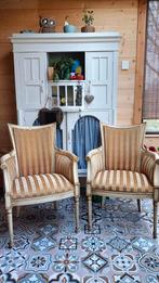 Vintage stoeltjes, opknappen of zo laten, Huis en Inrichting, Stoelen, Ophalen, Twee