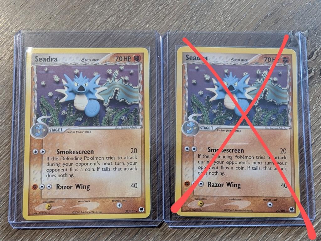 Seadra uit EX Dragon Frontiers 22/101, Ophalen of Verzenden, Zo goed als nieuw, Losse kaart