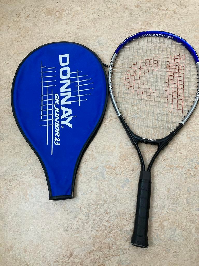 Donnay GR Junior 23 Tennisracket met hoes, Ophalen of Verzenden, Gebruikt, Racket, Overige merken