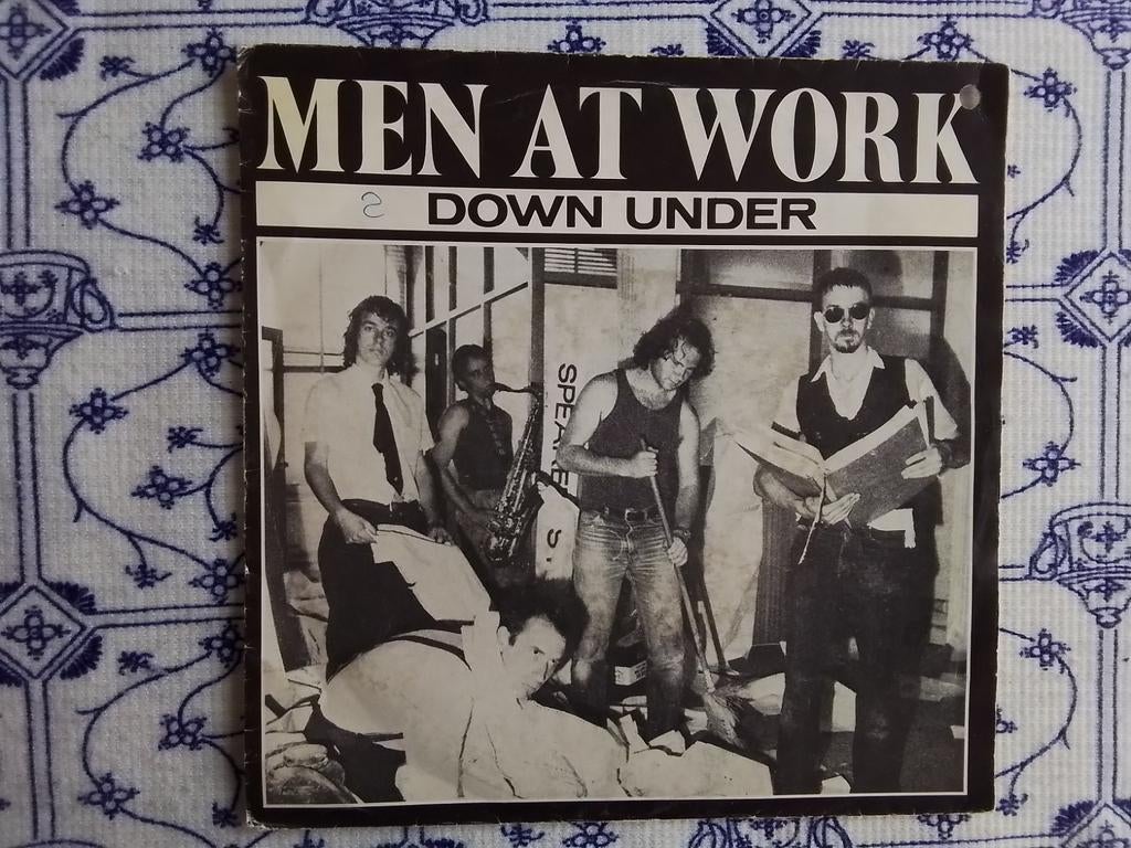 Men at work          Down under, Cd's en Dvd's, Vinyl Singles, Ophalen of Verzenden, Zo goed als nieuw, Pop, Single